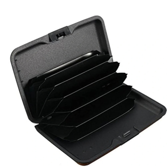 NWT Slim Metal Card Holder Case - Picture 2 of 5